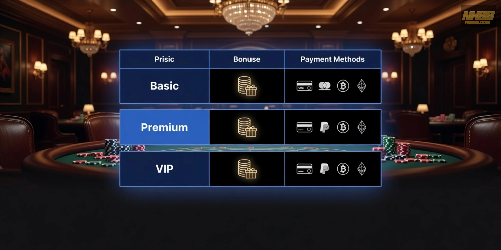 Bảng giá chi tiết các gói live casino online nh88 cập nhật năm 2025 với ưu đãi hấp dẫn