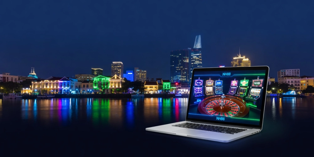 Hình minh họa khái niệm casino in ho chi minh nh88 với không gian chơi game hiện đại và an toàn