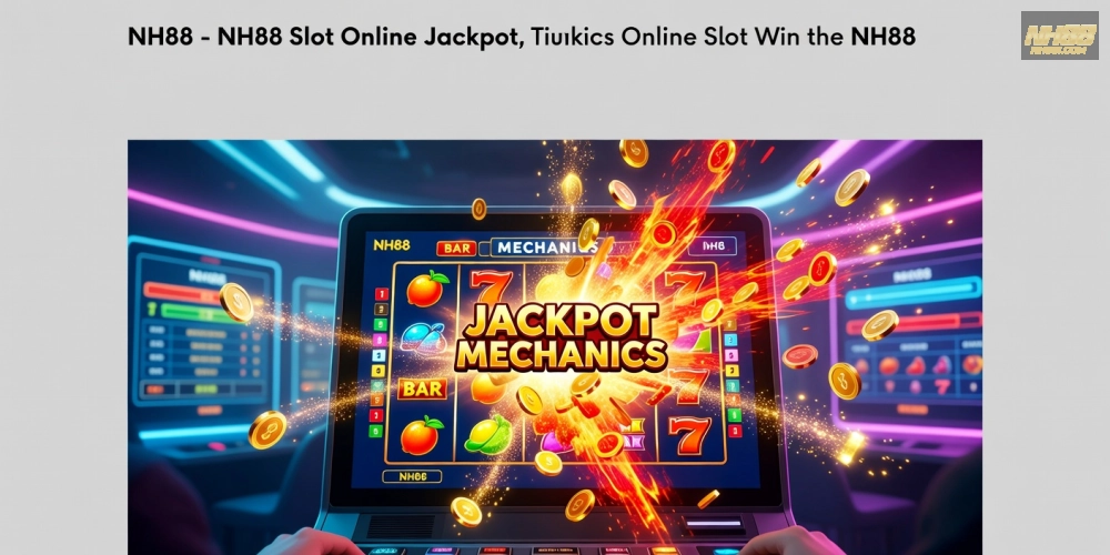 Minh họa cơ chế nổ hũ jackpot trên nền tảng NH88 với phần thưởng tích lũy