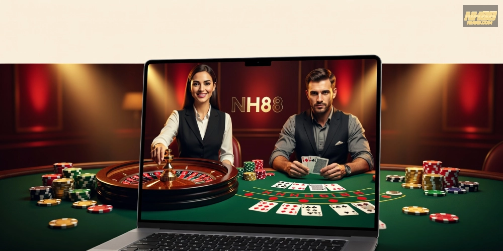 Giới thiệu tổng quan về live casino nh88 với dealer thực thụ